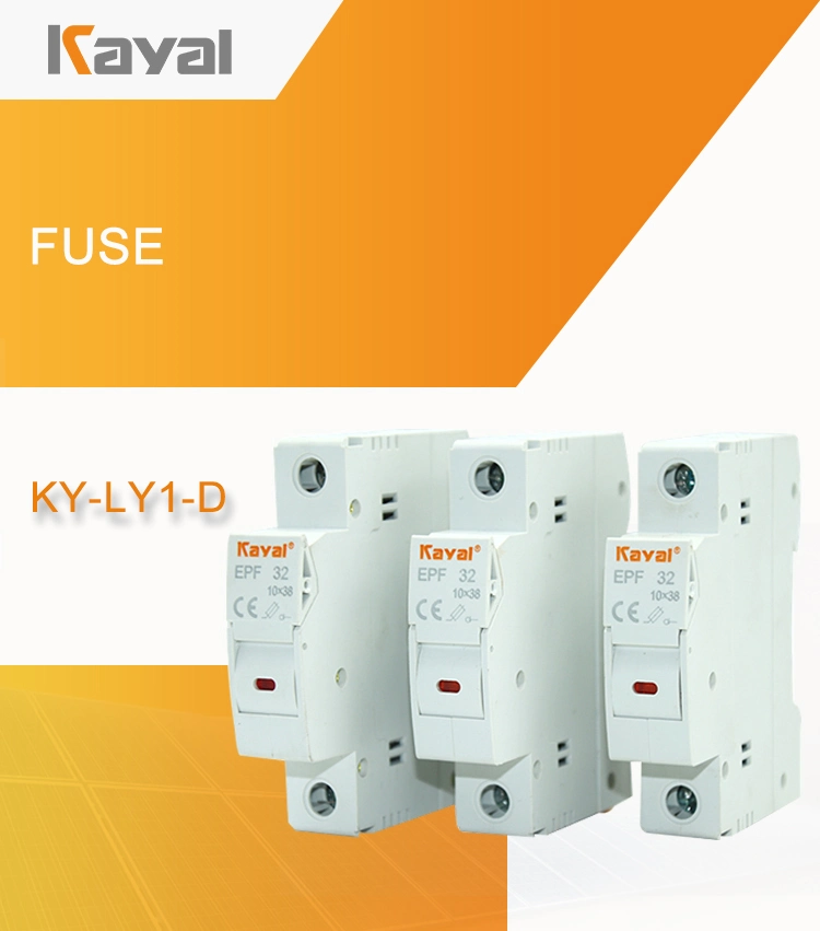 Kayal High Quality AC Solar Photovoltaic PV Fuse and Fuse Holder